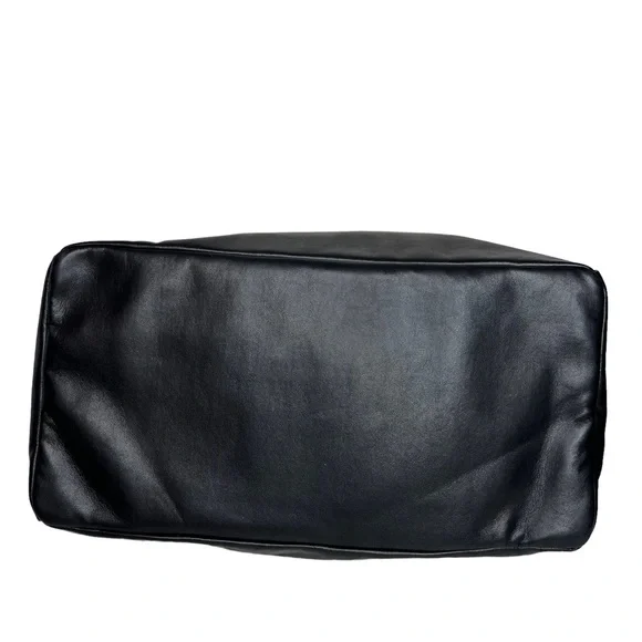 Anine Bing Black Large Recycled Leather Rio Tote - Picture 8 of 11